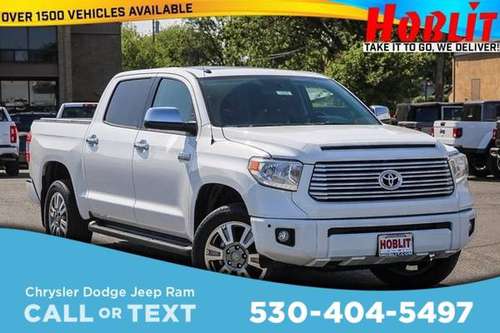 2017 Toyota Tundra Platinum - - by dealer - vehicle for sale in Woodland, CA