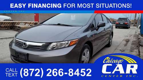 2012 Honda Civic LX - - by dealer - vehicle automotive for sale in Cicero, IL