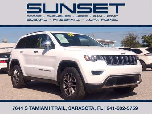 2018 Jeep Grand Cherokee Limited Leather Factory 100K Warranty! for sale in Sarasota, FL