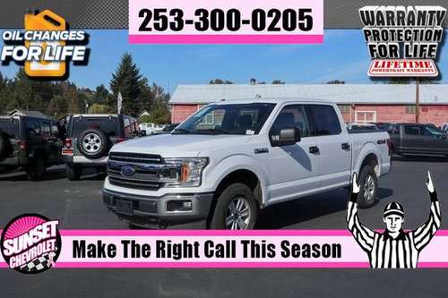 2018 Ford F-150 XLT 3.5L V6 TWIN TURBO 4WD SuperCrew 4X4 TRUCK F150 for sale in Sumner, WA