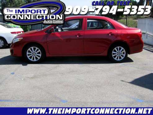 2009 Toyota Corolla 4dr Sdn Auto LE (Natl) EVERYONE IS APPROVED! -... for sale in Redlands, CA