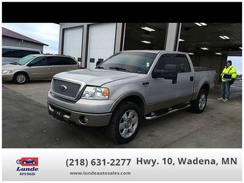 2006 Ford F150 SuperCrew Cab - Financing Available! - cars & trucks... for sale in Wadena, ND
