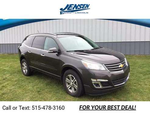 2017 Chevy Chevrolet Traverse LT suv Gray - cars & trucks - by... for sale in Marshalltown , IA