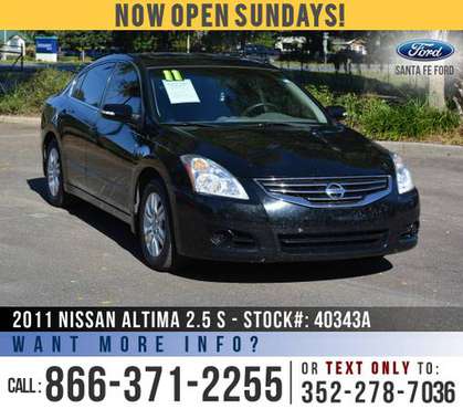 2011 NISSAN ALTIMA 2.5 S *** Tinted Windows, Cruise, Push to Start... for sale in Alachua, FL