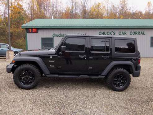 2016 Jeep Wrangler Unlimited Willys 60,724 miles - cars & trucks -... for sale in Mount Pleasant, PA