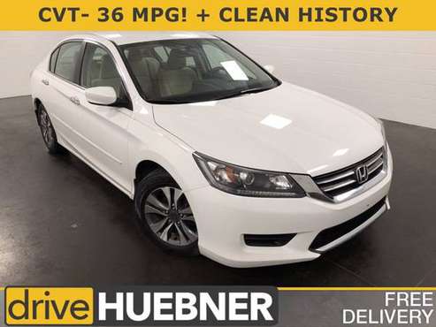 2013 Honda Accord Sdn White Orchid Pearl Awesome value! - cars & for sale in Carrollton, OH