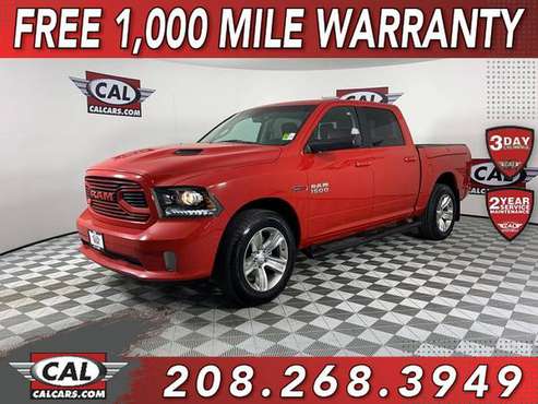 2018 Ram 1500 Diesel 4WD Dodge Crew cab Sport Many Used Cars! for sale in Coeur d'Alene, WA
