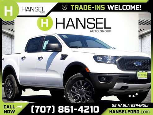 2021 Ford Ranger XLTCrew Cab FOR ONLY 725/mo! - - by for sale in Santa Rosa, CA