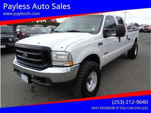 2004 Ford F-350 F350 F 350 Super Duty Lariat 4dr Crew Cab 4WD LB DRW for sale in Lakewood, WA