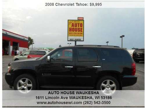 2008 Chevrolet Tahoe LTZ 4x4 Navigation,Moonroof quads loaded sharp... for sale in Waukesha, WI