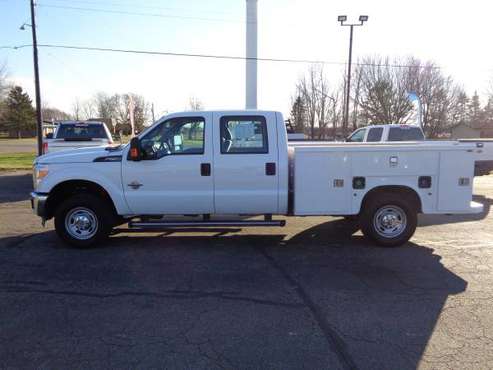 2015 Ford F250 6.7L DIESEL 4X4 UTILITY BOX CREW LOW LOW MILES - cars... for sale in Loyal, WI