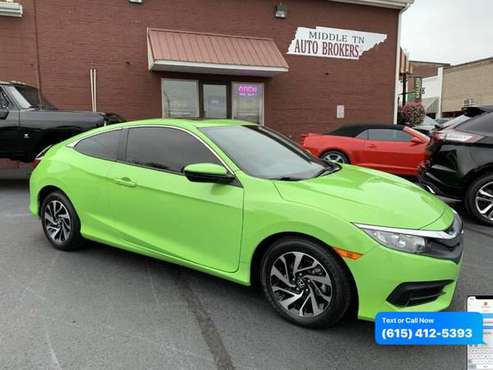 2017 Honda Civic LX P 2dr Coupe - cars & trucks - by dealer -... for sale in Gallatin, TN