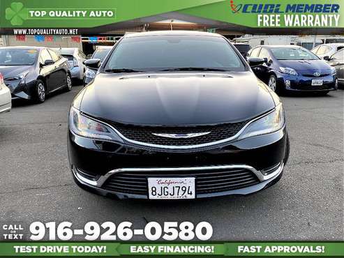 2015 Chrysler 200 Limited Sedan for only $7,999 - cars & trucks - by... for sale in Rancho Cordova, CA