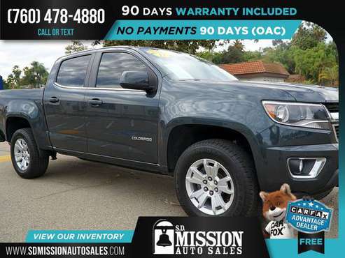 2017 Chevrolet Colorado LT FOR ONLY $401/mo! - cars & trucks - by... for sale in Vista, CA