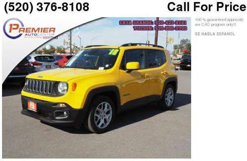 2018 Jeep Renegade 4d SUV FWD Latitude Payments as low as $188 a -... for sale in Casa Grande, AZ