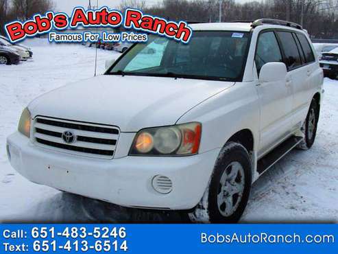 2002 Toyota Highlander 4dr 4-Cyl (Natl) - - by dealer for sale in Lino Lakes, MN