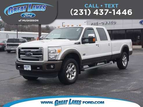 *2015* *Ford* *Super Duty F-350 SRW* *Lariat* - cars & trucks - by... for sale in Muskegon, MI