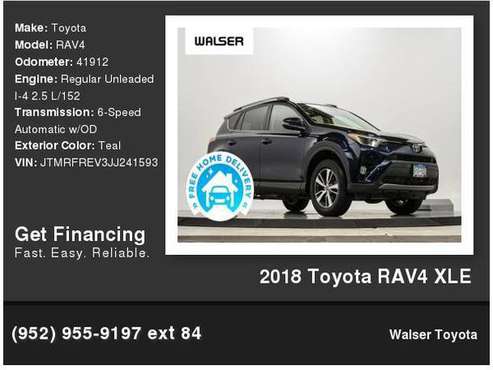 2018 Toyota RAV4 XLE - cars & trucks - by dealer - vehicle... for sale in Bloomington, MN