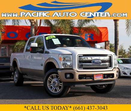2012 Ford F-350 F350 Lariat Crew Cab Short Bed Diesel 4WD 35658 for sale in Fontana, CA