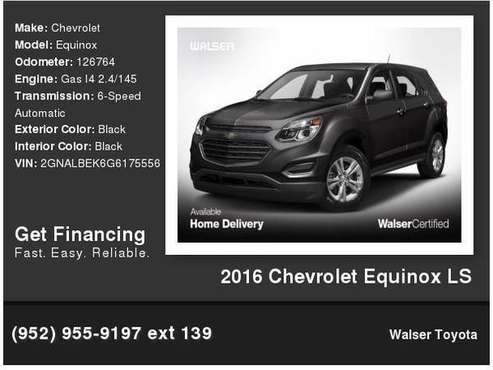 2016 Chevrolet Chevy Equinox LS - - by dealer for sale in Bloomington, MN