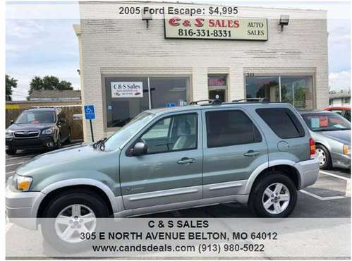 2005 FORD ESCAPE AWD Hybrid SUV for sale in Kansas City, MO
