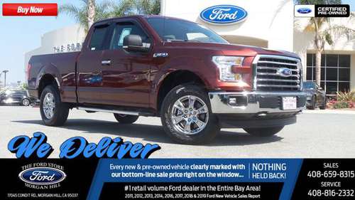 2017 FORD F-150 XLT! CERTIFIED PRE OWNED! ONLY 32K MILES! 4WD! -... for sale in Morgan Hill, CA