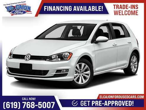 2016 Volkswagen Golf SE FOR ONLY 269/mo! - - by for sale in Santee, CA