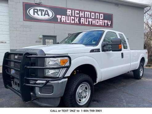 2015 FORD F-250 SD Pickup XL SUPERCAB LONG BED 4WD (White) - cars for sale in Richmond , VA