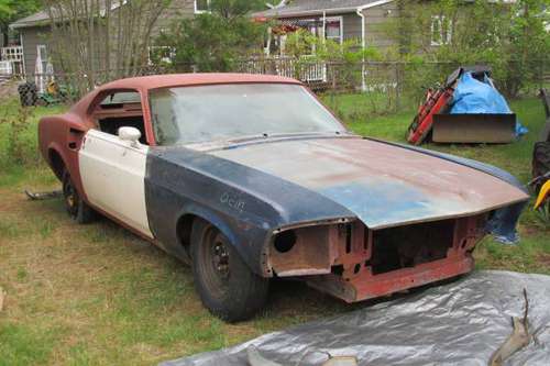 1969 Mustang fastback 351 W 4V, M code, Body only! for sale in Bristol, CT