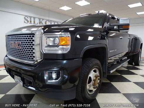 2015 GMC Sierra 3500 DENALI 4x4 DUALLY DRW Duramax Diesel 8ft Bed... for sale in Paterson, PA
