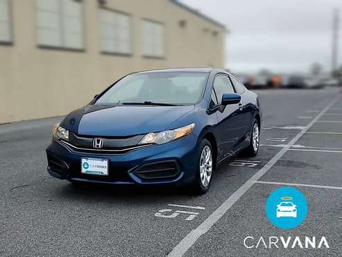 2014 Honda Civic LX Coupe 2D coupe Blue - FINANCE ONLINE - cars &... for sale in Oklahoma City, OK