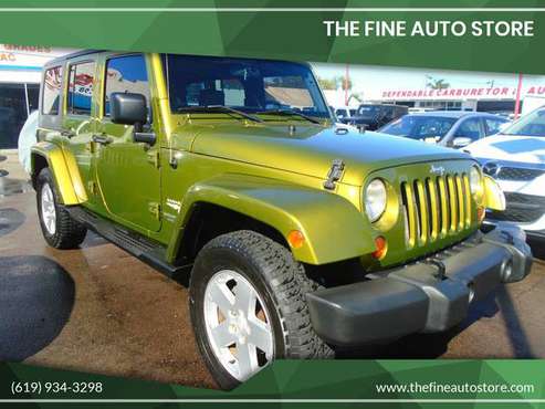 2007 JEEP WRANGLER UNLIMITED SAHARA 4X4 HARD TOP for sale in Imperial Beach ca 91932, CA
