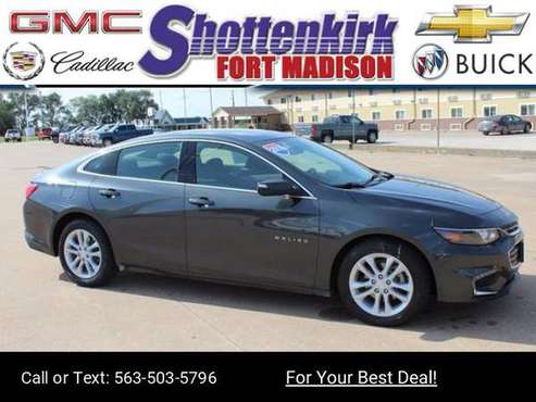 2018 Chevy Chevrolet Malibu LT hatchback Gray - cars & trucks - by... for sale in Fort Madison, IA
