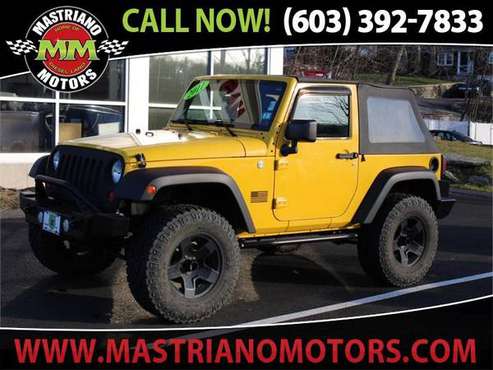 2011 Jeep Wrangler LIFTED 6-SPEED MANUAL 4WD SPORT ONLY 59,173 MILES... for sale in Salem, ME
