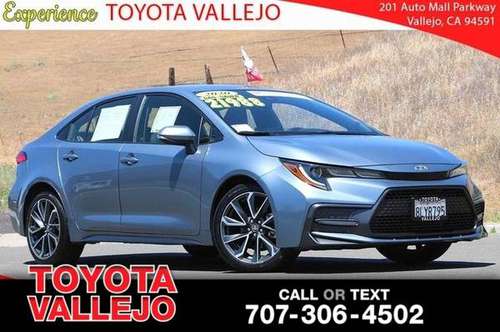 2020 Toyota Corolla SE 4D Sedan - - by dealer for sale in Vallejo, CA