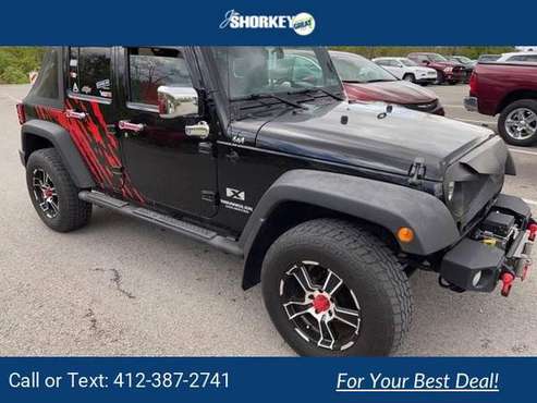 2009 Jeep Wrangler Unlimited X suv Black Clearcoat for sale in PA