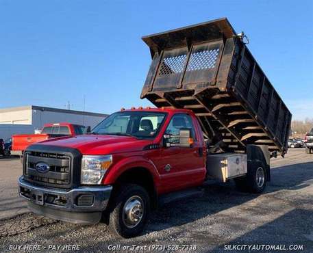 2014 Ford F-350 F350 F 350 SD XLT 4x4 STAKE Body Mason Dump Truck... for sale in Paterson, NJ