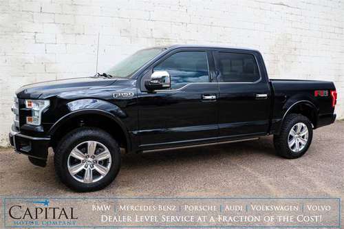 Immaculate 2016 Ford Platinum F-150 SuperCrew 4x4! Under 40k! for sale in Eau Claire, MN