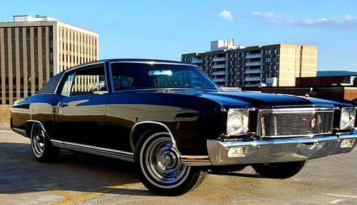 Rare Triple Black 1971 Chevrolet Monte Carlo - - by for sale in Wilkes Barre, PA