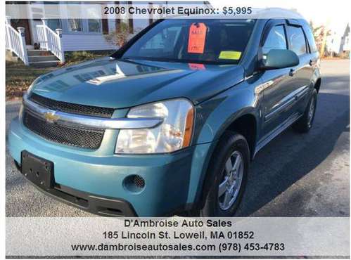 2008 Chevrolet Equinox LT AWD 4dr SUV w/1LT 90 DAY WARRANTY!!!! -... for sale in LOWELL, ME