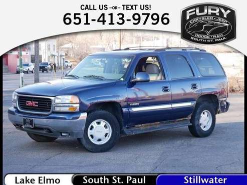 *2002* *GMC* *Yukon* *4dr 4WD SLT* - cars & trucks - by dealer -... for sale in South St. Paul, MN