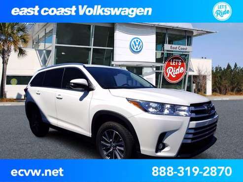 2019 Toyota Highlander PEARL WHITE Call Now Priced to go! - cars & for sale in Myrtle Beach, SC
