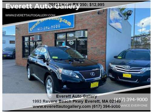 1461702010 LEXUS RX 350 AWD, BLACK ON BLACK, FULLY LOADED - cars & for sale in Everett, MA