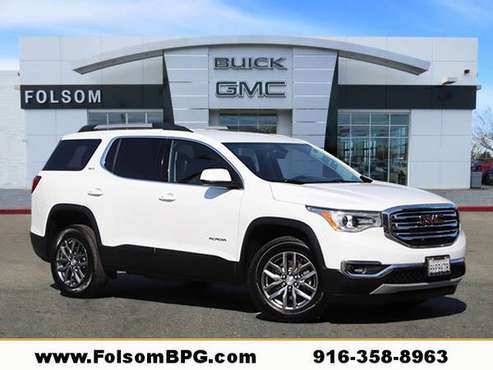 2019 *GMC* *Acadia* *FWD 4dr SLT w/SLT-1* White - cars & trucks - by... for sale in Folsom, CA