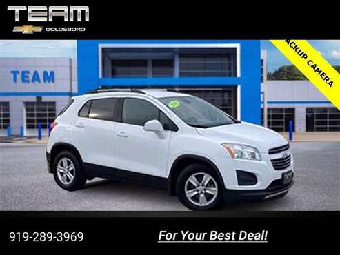 2016 Chevy Chevrolet Trax LT suv White - - by dealer for sale in Goldsboro, NC