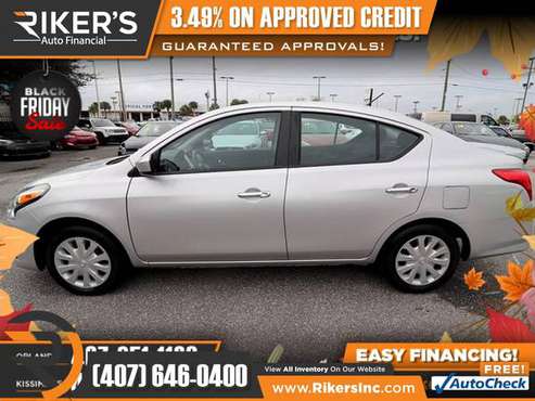 $139/mo - 2018 Nissan Versa 1.6 SV - 100 Approved! - cars & trucks -... for sale in Kissimmee, FL