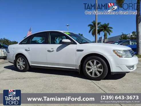 2008 Ford Taurus Oxford White Clearcoat *Unbelievable Value!!!* -... for sale in Naples, FL