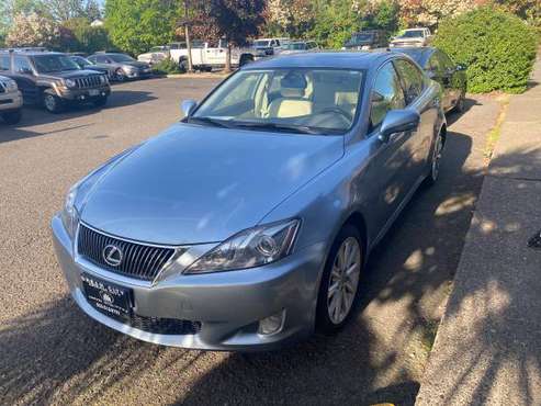 2010 Lexus IS250 AWD Low miles CleanTitle carfax and service records for sale in Portland, OR