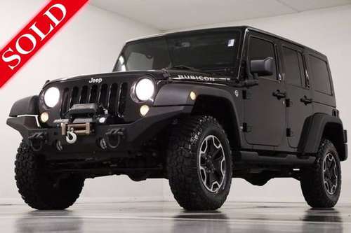 4 NEW TIRES! Black 2015 WRANGLER UNLIMITED RUBICON 4X4 4WD HARD for sale in clinton, OK