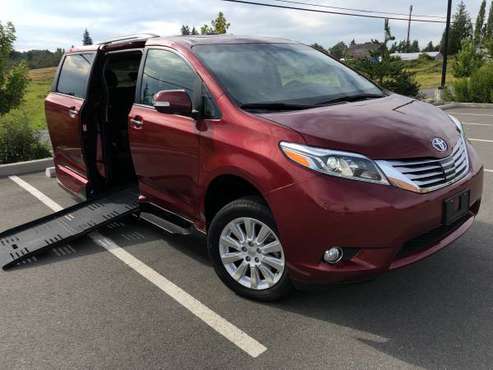 2016 Toyota Sienna Wheelchair Limited PREMIUM DVD Pre-Collision System for sale in Lake Stevens, WA